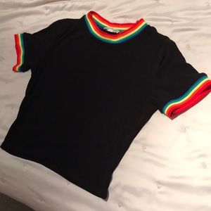 Rainbow Ringer Tee